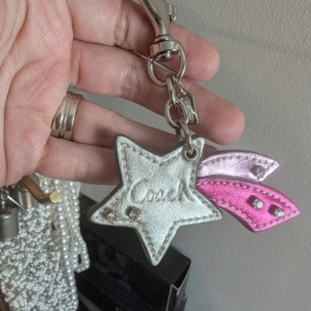 Coach Shooting Star Y2K Keychain